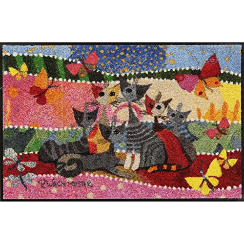 Salonloewe Rosina Wachtmeister Fußmatte Fasce di Colore 50x75 cm Eingangsmatte mit Buntem Design waschbar Fussabtreter innen und außen Flur-Teppich Design-Matte Salonloewe Rosina Wachtmeister Fußmatte Fasce di Colore 50x75 cm Eingangsmatte mit Buntem Design waschbar Fussabtreter innen und außen Flur-Teppich Design-Matte von Salonloewe