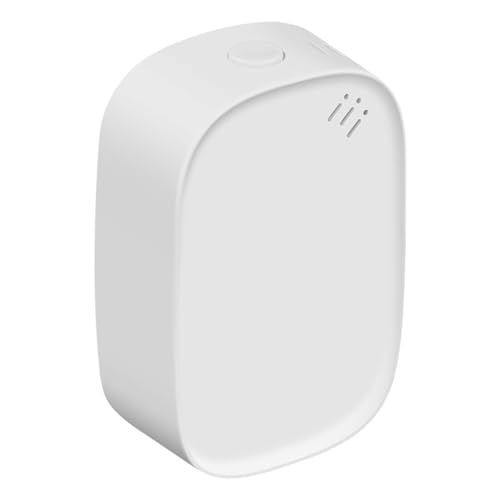 Samorukfor Tuya Zigbee Smart Temperatur-Feuchtigkeitssensor Innenhygrometer APP-ÜBerwachung Funktioniert für Alexa Home, Batteriebetrieben von Samorukfor