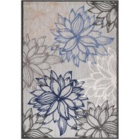 Sanat Outdoorteppich FLORAL grau B/L: ca. 240x330 cm von Sanat