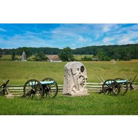 Getttysburg Cannons, Pennsylvania Organic War Fotografie Leinwand, Landschaftsdruck, Wandkunst, Dekor Für Haus, Wohnzimmer, Schlafzimmer, Büro von SandyDobbsPhoto