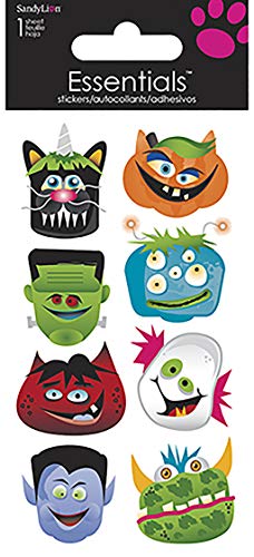 Sandylion Little Monster Faces Sammelalbum Essential handgefertigt Aufkleber von Sandylion