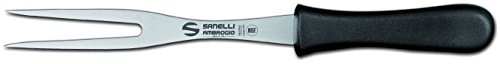 Sanelli Entkerner Ambrogio Supra rechts Gabel, 30 cm, Edelstahl, Stahl/schwarz, 37 x 7 x 3 cm von Sanelli Ambrogio