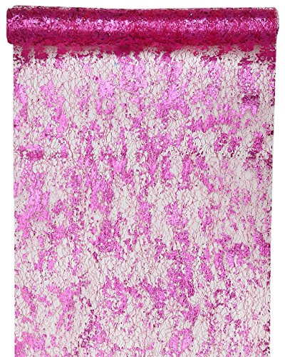 Santex Tischläufer Fantasie, glänzend, Polyester fuchsia von Santex