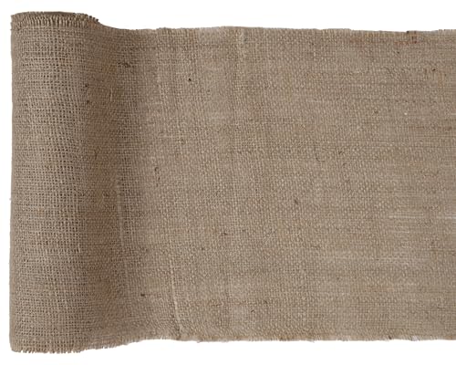 Santex Tischläufer Jute Natur 26 cm x 5 m Natur - Tischband Tischdeko Dekostoff Jutestoff - 5276 von Santex