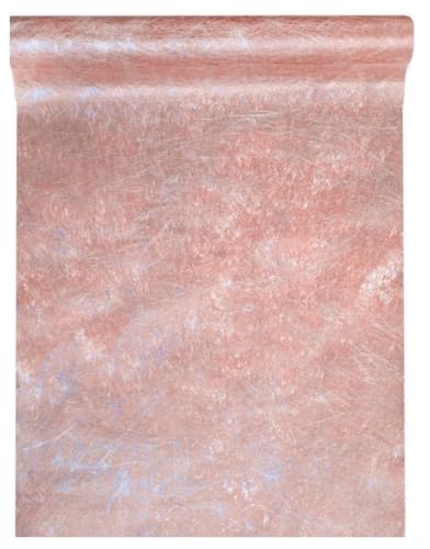 Santex Tischläufer Tischband 30cm x 5m Rosegold - Dekostoff - Dekoration zu Feiern - 3431 von Santex