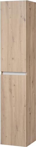 Saqu Gaia hoher Schrank Links 35x34x180cm Eiche Natur von Saqu