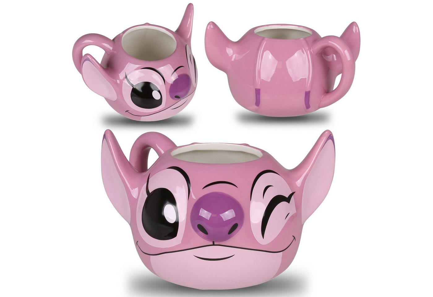 Sarcia.eu Dekobecher STITCH Angel Disney Keramiktasse, rosa von Sarcia.eu