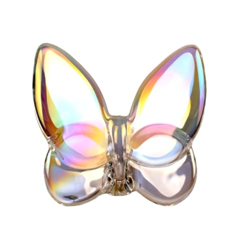 Sarpoer Glaskristall-Schmetterlingsornamente, Lebendig mit Leuchtenden Farben, Ornamente, Heimdekoration, Schmetterlingsornamente, Dekoration, Basteln-B von Sarpoer