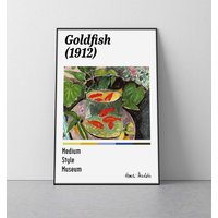 Henri Matisse Gold Fisch Poster | Henri Matisse Goldfish Print Painting Fine Art Poster von SaturnPrintsUS