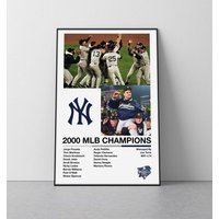 New York Yankees 2000 World Series Poster | Yankees Mlb Wm Print Ny World Series Poster von SaturnPrintsUS