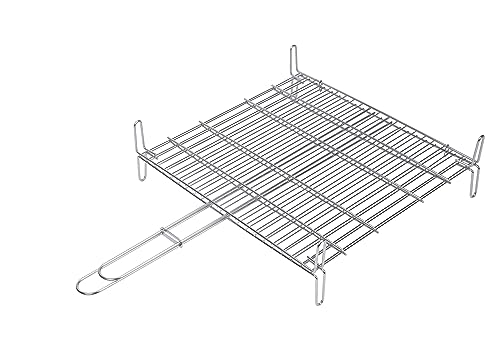 Sauvic 02686-Doppelter Grillrost aus 304 Edelstahl, 50x88.5x15.5 cm von Sauvic