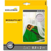 SCHELLENBERG Fliegengitter-Gewebe "Insektenschutz-Vorhang Standard Betthimmel", Moskitonetz Baldachin für das Bett, 2 m x 8,5 m, weiß, 50310 von Schellenberg