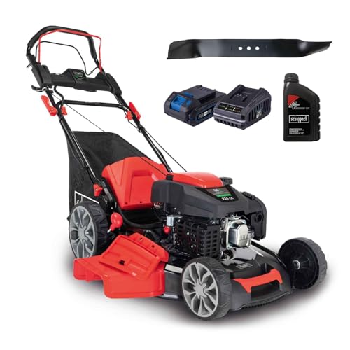 Scheppach Benzin Rasenmäher MS225-56E mit E-Start | Radantrieb | 6PS | 56cm Schnittbreite | 7-fache Schnitthöhenverstellung | 65L Korb | Reinigungsfunktion | Mulchfunktion | inkl. Öl & Ersatzmesser Scheppach Benzin Rasenmäher MS225-56E mit E-Start | Radantrieb | 6PS | 56cm Schnittbreite | 7-fache Schnitthöhenverstellung | 65L Korb | Reinigungsfunktion | Mulchfunktion | inkl. Öl & Ersatzmesser von Scheppach