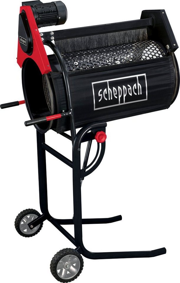 Scheppach Rollsieb RS350, Stahl, 230V/250 W, Siebtrommel ø 400 mm, neigbare Trommel, inkl. Siebeinsatz von Scheppach