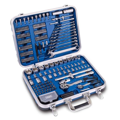 Scheppach Werkzeugkoffer TB235 | 233-teiliges Werkzeug-Set mit ABS-Kunststoffkoffer | Werkzeuge aus Chrom-Vanadium-Stahl | für Haushalt, Baustelle, Kfz, Werkstatt oder beim Camping Scheppach Werkzeugkoffer TB235 | 233-teiliges Werkzeug-Set mit ABS-Kunststoffkoffer | Werkzeuge aus Chrom-Vanadium-Stahl | für Haushalt, Baustelle, Kfz, Werkstatt oder beim Camping von Scheppach