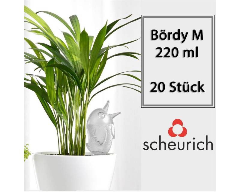 Scheurich Bewässerungssystem -, (Spar-Set, 20-tlg), Scheurich Wasserspender Bördy M 220 ml von Scheurich