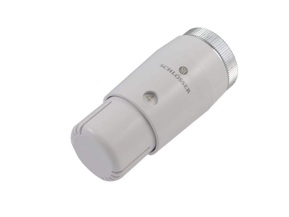 Schlösser Thermostatkopf Mini M30 x 1,5 Heimeier weiss 6011 00033 von Schlösser