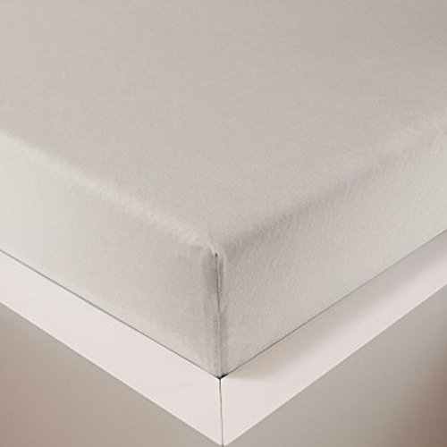 Schlummerglück Spannbetttuch mit hochwertigem Tencel, Falten- und bügelfrei, ideal für höhere Matratzen/Boxspringbetten, versch. Größen und Farben wählbar (Schnee, 180-200 x 200-220 cm) von Schlummerglück