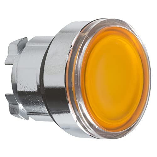 Schneider Electric, ZB4BW353 - Frontelement Betätigungselement für Leuchtdrucktaster ZB4, tastend, orange, 22mm von Schneider Electric