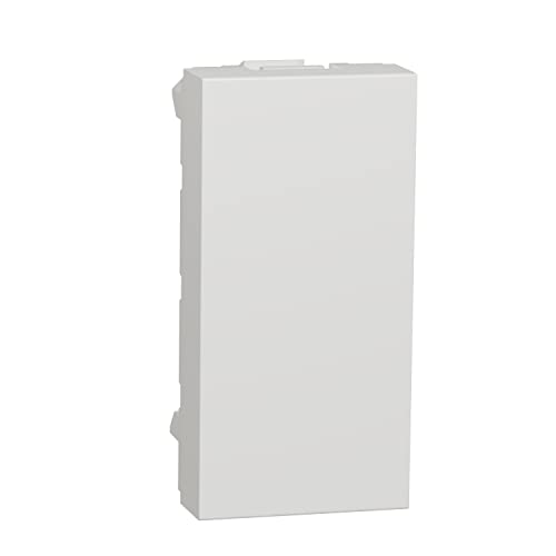 Schneider Electric NU986518 Unica Blindabdeckung, 1 Module, Weiß von Schneider Electric