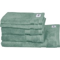 SCHÖNER WOHNEN-Kollektion Handtuch Set "Cuddly", (Set, 5 St., 2 Gästetücher 30x50 cm), schnell trocknende Airtouch-Qualität von Schöner Wohnen-Kollektion