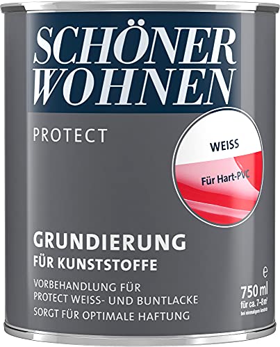 750ml Schöner Wohnen Protect Grundierung für Kunststoffe weiss von Schöner Wohnen