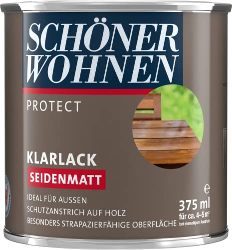 375ml Schöner Wohnen Protect KIarlack seidenmatt farblos von Schöner Wohnen