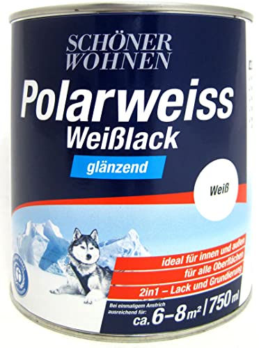 SCHÖNER WOHNEN »DurAcryl Professional Weißlack«, glänzend Inhalt: 750 ml von Schöner Wohnen