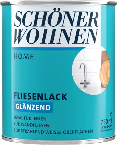 Schöner Wohnen 750ml Home Fliesenlack weiß glänzend von Schöner Wohnen