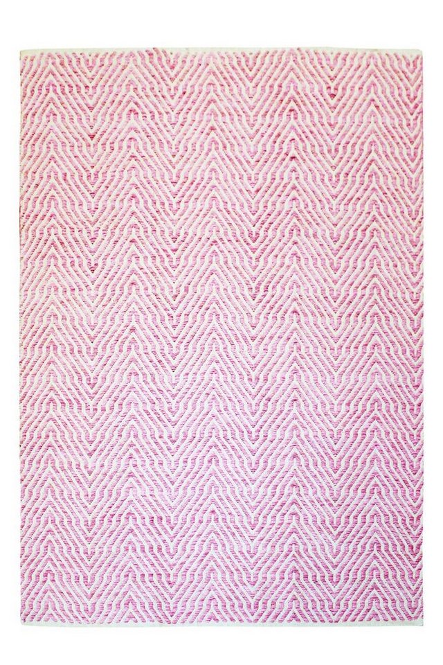 Teppich Teppich SchoenesWohnen24 Aperitif 410 Pink 80cm x 150cm, SchönesWohnen24 von SchönesWohnen24