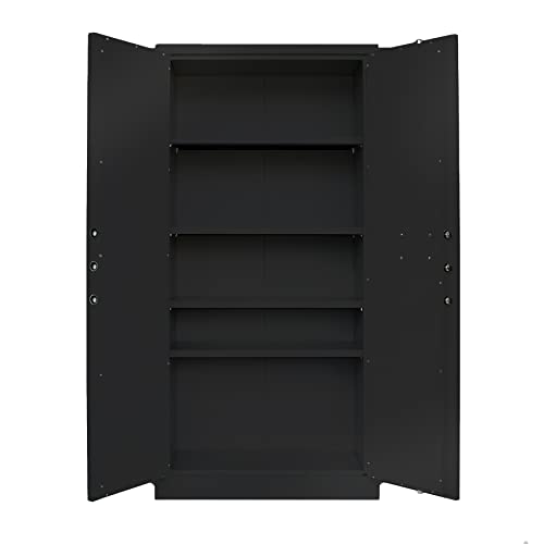 Schrank & Stuhl Sicherheitsschrank | Feuerschutzschrank | Dokumentenschrank 195x95x55, Schwarz von Schrank & Stuhl