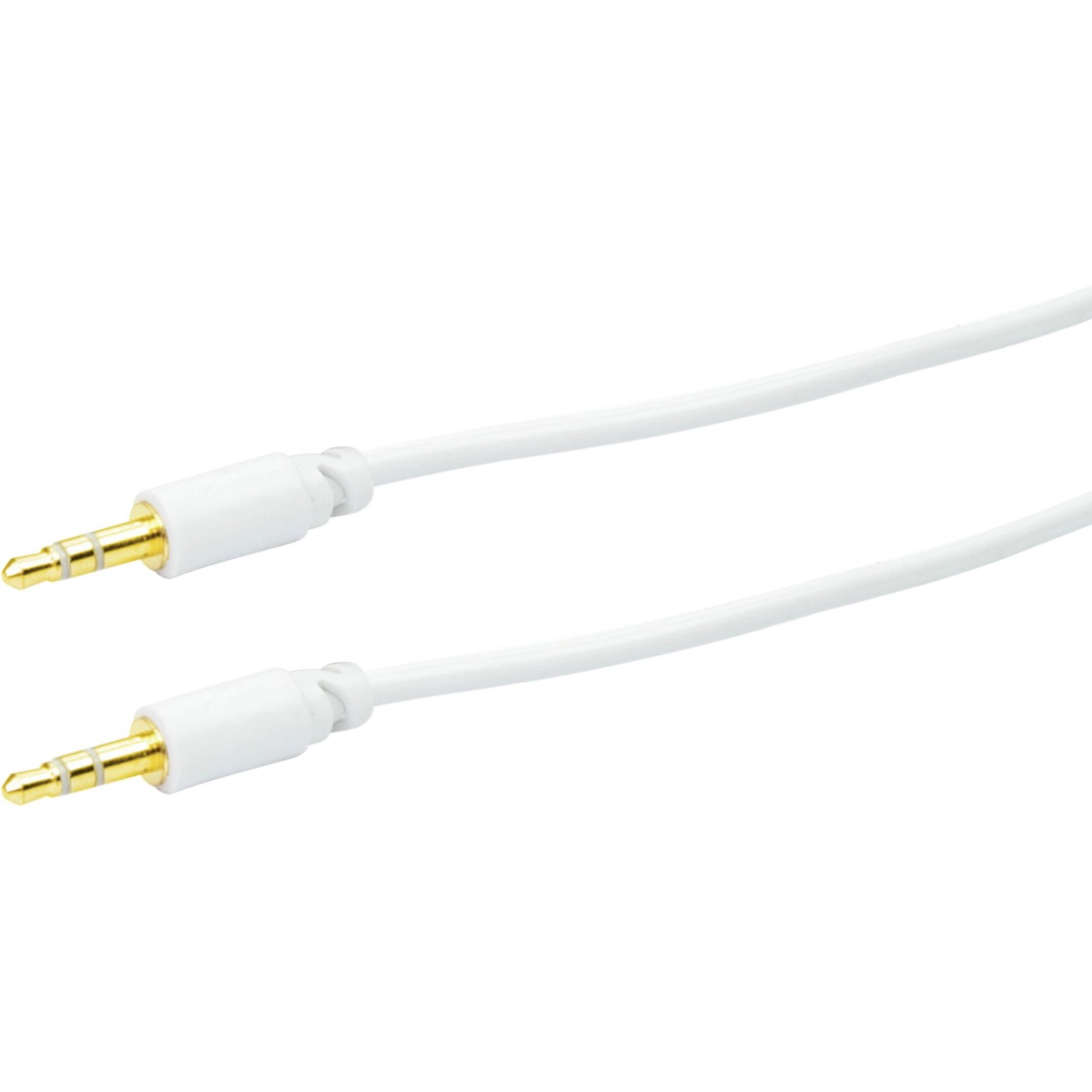 Schwaiger Audio Anschlusskabel 3,5 mm Klinkenstecker Weiß 1,5 m von Schwaiger