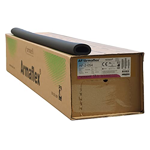 AF/Armaflex® Armacell® Kälte Kautschuk Isolierung AF2 - 2m Stange (Kautschuk, 54 mm Rohr x 13,5 mm Isolierstärke) von Scorprotect