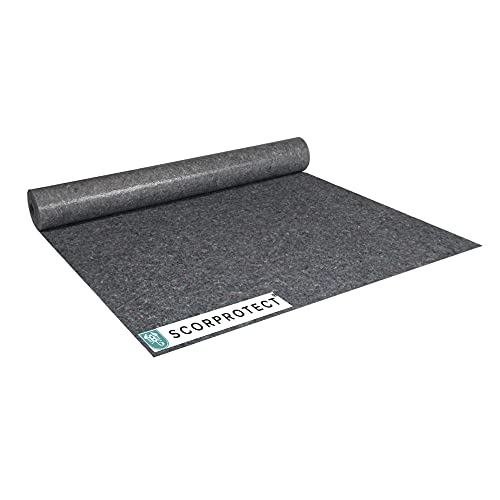 Abdeckvlies Renovierungsvlies Profi grau 1 x 25 m Malerabdeckvlies mit antirutsch Folie 180 g/m² von Scorprotect