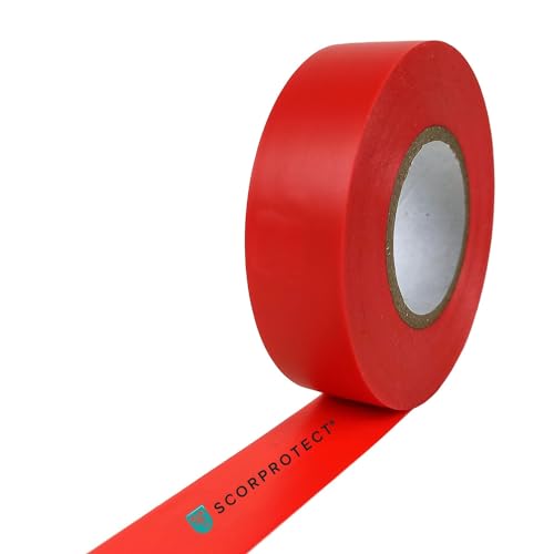 Scorprotect ® PVC Klebeband rot 25 mm x 25 m von Scorprotect