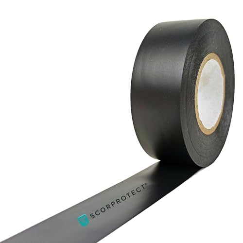 Scorprotect ® PVC Klebeband schwarz 25 mm x 25 m von Scorprotect