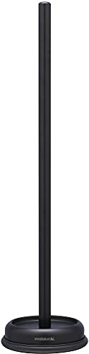 Sealskin Reserverollenhalter Acero, Toilettenpapierhalter für bis zu 4 Rollen, Edelstahl, Farbe Schwarz von Sealskin