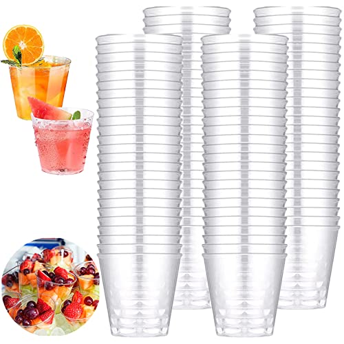 100 Stück Plastik Schnapsgläser, 30ml Plastikbecher, Trinkbecher Schnapsbecher, Partybecher, Transparent Wiederverwendbare Partygadget Schnapsspender für Geburtstage Verkostung Party Weihnachten von Seasboes