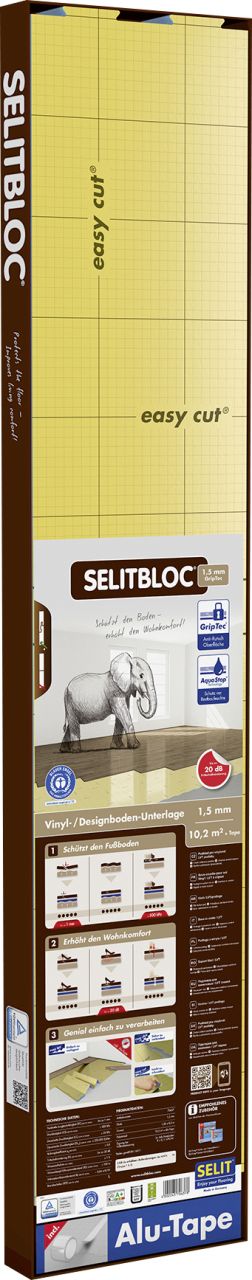 Selitbloc GripTec Vinyl- Designboden-Unterlage Faltplatte 1,5 mm stark von Selit