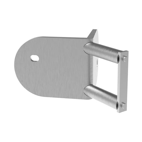 Sellon24® Edelstahl Wandanker V4A Rund Geländerpfosten 42,4 mm Ecke 90 Grad Pfostenhalter Verbinder Pfosten rund Eckpfosten Gelaender Rohrhalter stabil seitlich Gelaenderpfosten Wand Montage Ecke OUT von Sellon24