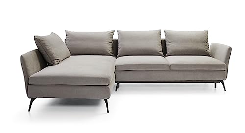 Selsey Demisbal - Ecksofa mit Schlaffunktion#, Bettkasten, Hellgrau, rechtsseitig Selsey Demisbal - Ecksofa mit Schlaffunktion#, Bettkasten, Hellgrau, rechtsseitig von Selsey