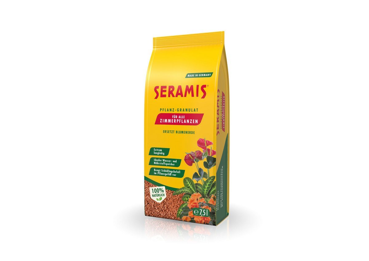 Seramis Pflanzgranulat Pflanzgranulat für alle Zimmerpflanzen 7,5 L Drainagematerial von Seramis