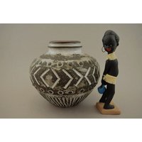 Vintage Vase/Carstens Tönnieshof 47 15 Dekor Keltoi Keine Bodenglasur | West Germany Wgp 70Er von ShabbRockRepublic