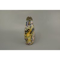 Vintage Vase/San Marino Gesicht Mandoline Fat Lava | Italy 60Er von ShabbRockRepublic