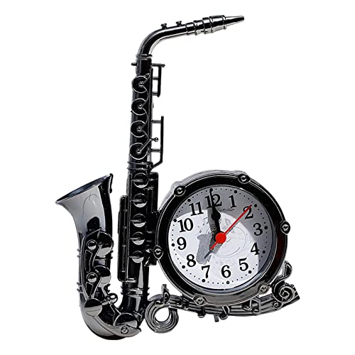 Sharplace Saxophon-Wecker mit zufälliger Farbe, lauter Glockenalarm, batteriebetrieben für Geschenk- von Sharplace