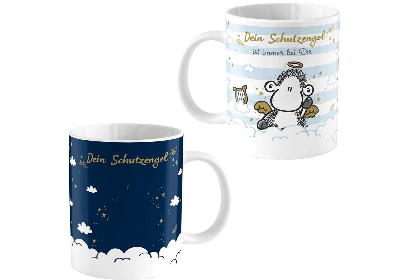 Sheepworld Tasse Farbwechseltasse Kaffe-Tee-Tasse Kaffeebecher 35cl Sheepworld Engel, Material: Porzellan von Sheepworld