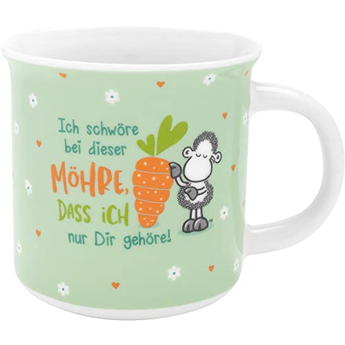 Sheepworld Tasse mit Motiv "Möhre" | Kaffeetasse, New Bone China, 35 cl | Geschenk Ostern, Freunde, Geburtstag | 48032 von Sheepworld