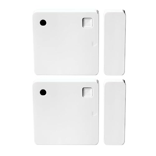 Shelly BLU Door/Window 2er Pack, weiß, Tür-/Fenstersensor, Bluetooth, Öffnen/Schließen von Türen/Fenstern, Misst Neigungswinkel und Helligkeit, Batterielebensdauer bis zu 5 Jahren von Shelly