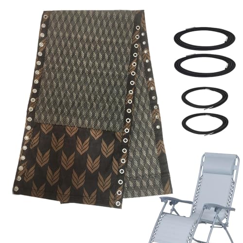 Shenrongtong Ersatzteile für Loungesessel, Sling Chair-Ersatzset | Atmungsaktives Sling-Stuhl-Ersatzset,Ersatzteile für Outdoor-Stühle mit Kordel für Camping-Strände von Shenrongtong