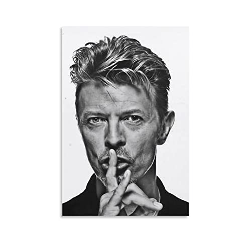 Shenywell Bilder Wohnzimmer Modern David Bowie Poster mit britischem Sänger, für Teenager, Wandgemälde für Wohnzimmer, Badezimmer 30x40cm Kein Rahmen von Shenywell